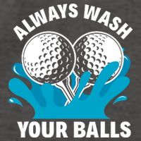 Always Wash Your Balls Funny Golf Vector Backpack