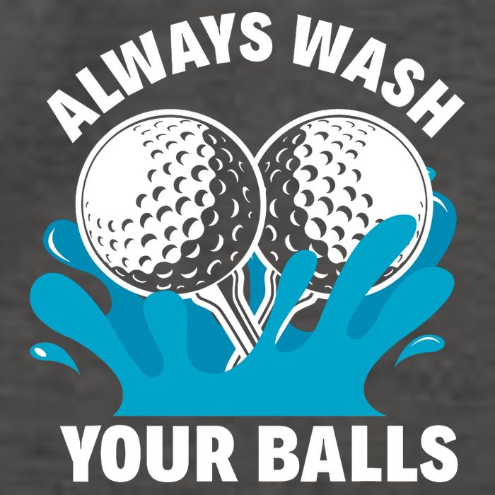 Always Wash Your Balls Funny Golf Vector Backpack