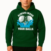 Always Wash Your Balls Funny Golf Hoodie