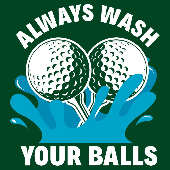 Always Wash Your Balls Funny Golf Hoodie