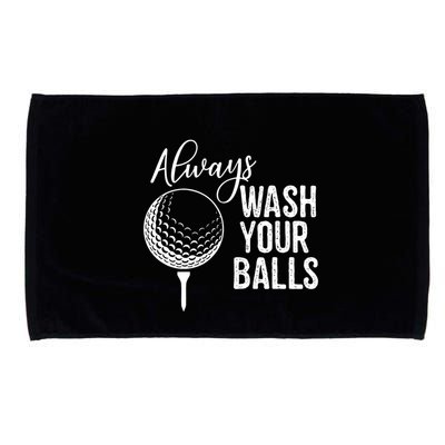 Always Wash Your Balls Golf Microfiber Hand Towel