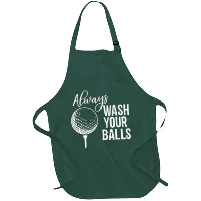 Always Wash Your Balls Golf Apron