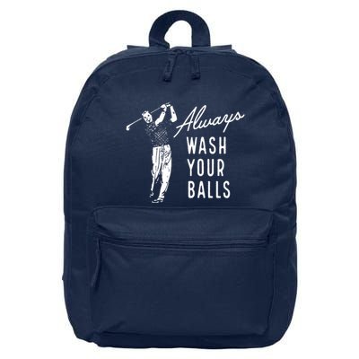Always Wash Your Balls 16 in Basic Backpack