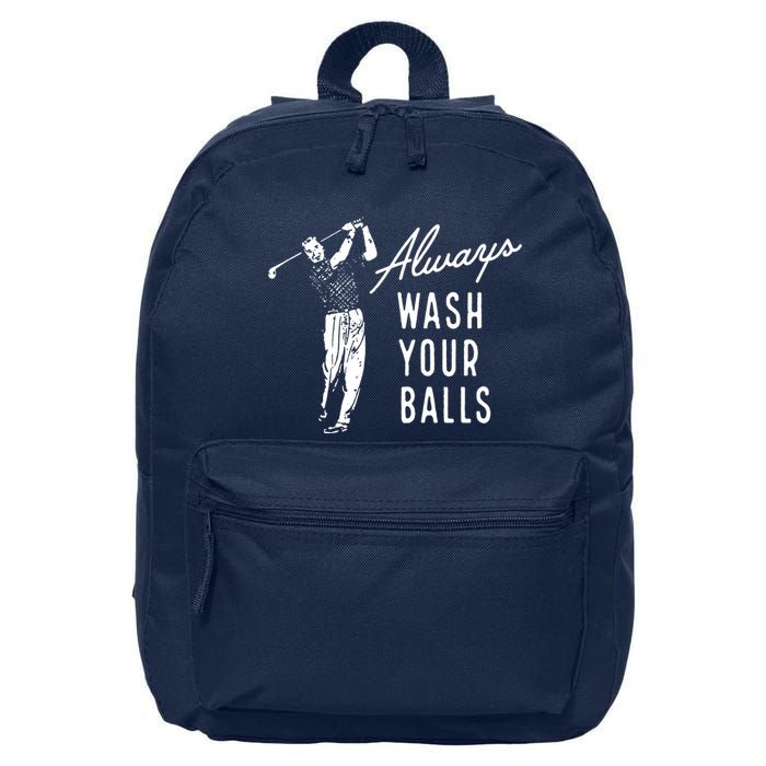 Always Wash Your Balls 16 in Basic Backpack
