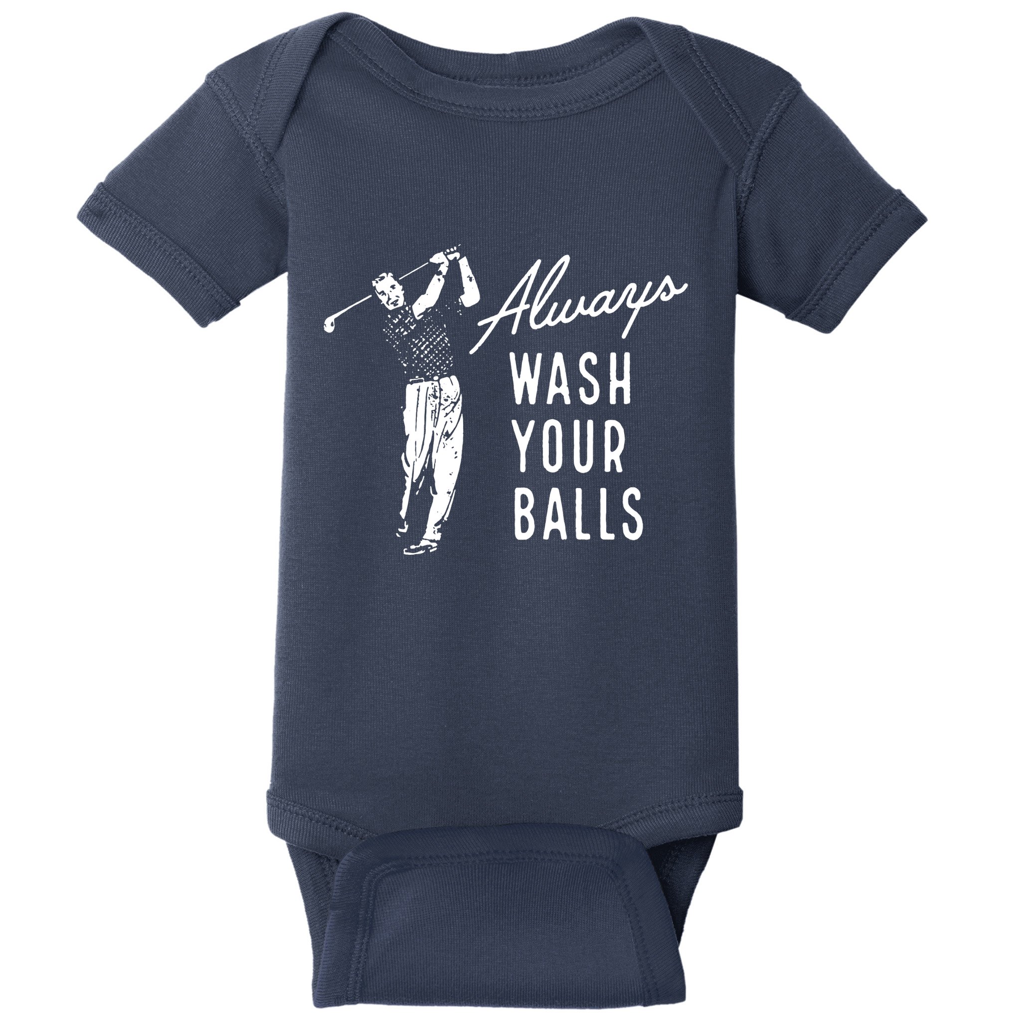 Always Wash Your Balls Baby Bodysuit