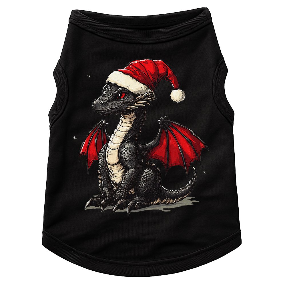 Awesome Xmas Dragon Outfit For Festive And Doggie Tank