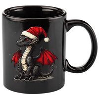 Awesome Xmas Dragon Outfit For Festive And 11oz C Handle Ceramic Mug