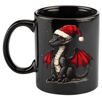 Awesome Xmas Dragon Outfit For Festive And 11oz C Handle Ceramic Mug