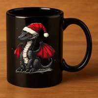 Awesome Xmas Dragon Outfit For Festive And 11oz C Handle Ceramic Mug