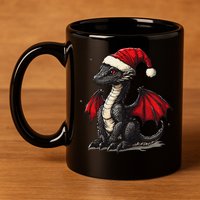 Awesome Xmas Dragon Outfit For Festive And 11oz C Handle Ceramic Mug