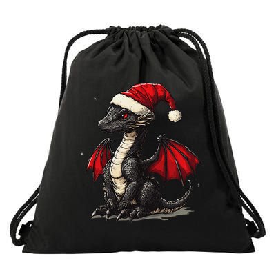 Awesome Xmas Dragon Outfit For Festive And Drawstring Bag