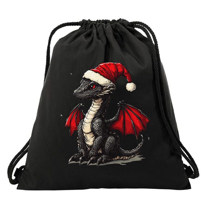 Awesome Xmas Dragon Outfit For Festive And Drawstring Bag