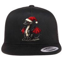 Awesome Xmas Dragon Outfit For Festive And Flat Bill Trucker Hat