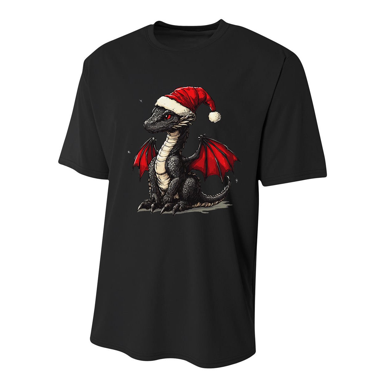 Awesome Xmas Dragon Outfit For Festive And Youth Performance Sprint T-Shirt