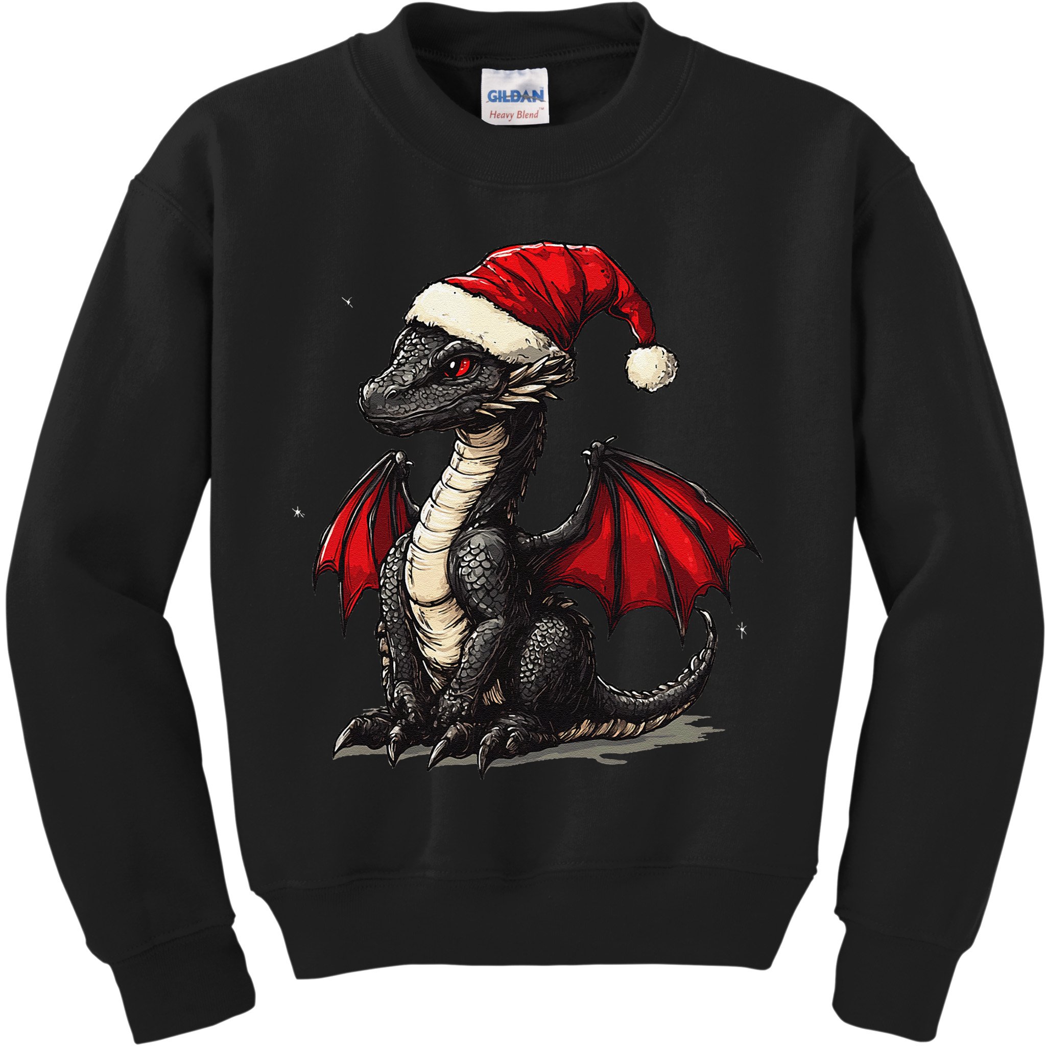Awesome Xmas Dragon Outfit For Festive And Kids Sweatshirt