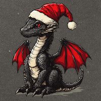 Awesome Xmas Dragon Outfit For Festive And Cotton Canvas Backpack