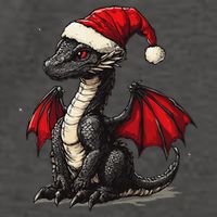 Awesome Xmas Dragon Outfit For Festive And Vector Backpack