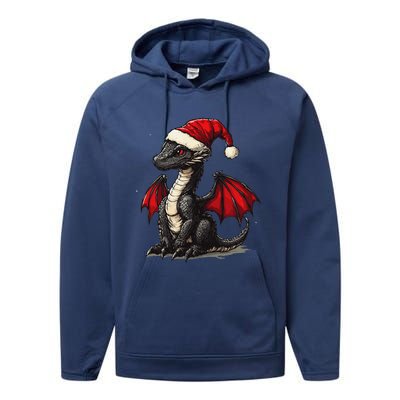 Awesome Xmas Dragon Outfit For Festive And Performance Fleece Hoodie