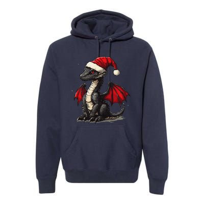 Awesome Xmas Dragon Outfit For Festive And Premium Hoodie