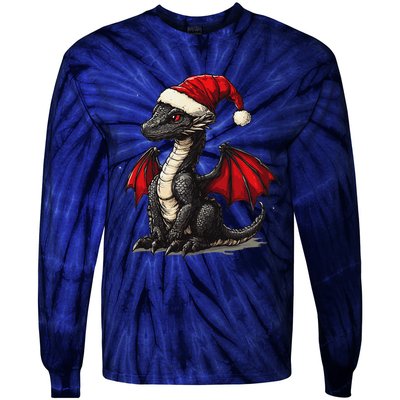 Awesome Xmas Dragon Outfit For Festive And Tie-Dye Long Sleeve Shirt