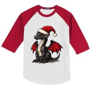 Awesome Xmas Dragon Outfit For Festive And Kids Colorblock Raglan Jersey