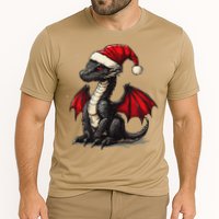 Awesome Xmas Dragon Outfit For Festive And Cooling Performance Crew T-Shirt
