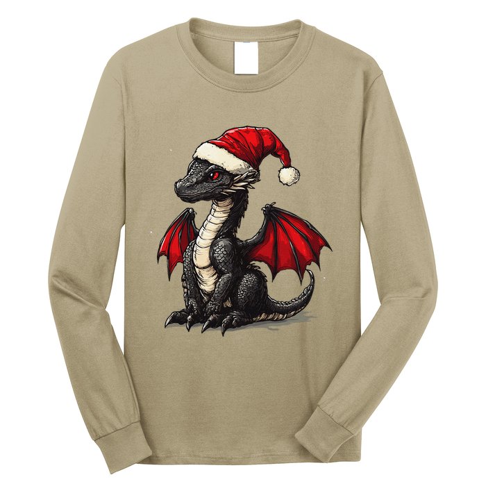 Awesome Xmas Dragon Outfit For Festive And Long Sleeve Shirt