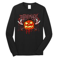 Axe Halloween Pumpkin Long Sleeve Shirt