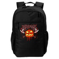 Axe Halloween Pumpkin Daily Commute Backpack