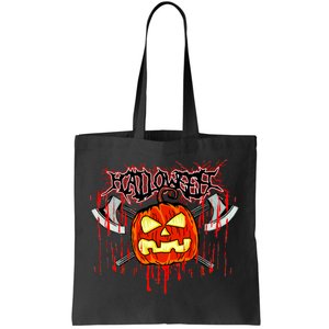 Axe Halloween Pumpkin Tote Bag