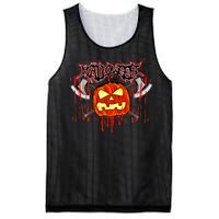 Axe Halloween Pumpkin Mesh Reversible Basketball Jersey Tank