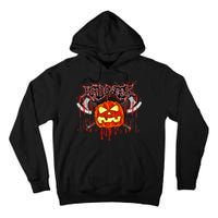 Axe Halloween Pumpkin Tall Hoodie