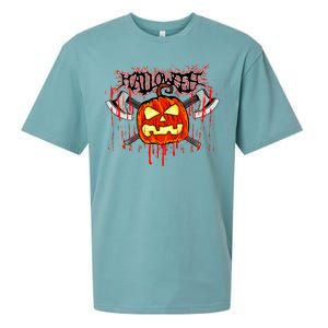 Axe Halloween Pumpkin Sueded Cloud Jersey T-Shirt