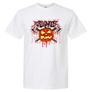 Axe Halloween Pumpkin Garment-Dyed Heavyweight T-Shirt