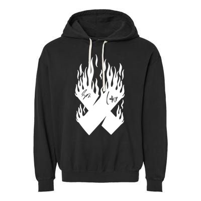 Autographed X Flames Garment-Dyed Fleece Hoodie