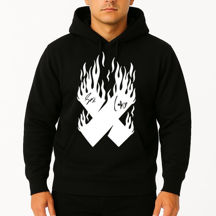 Autographed X Flames Hoodie