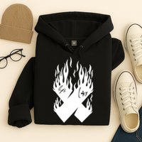 Autographed X Flames Hoodie