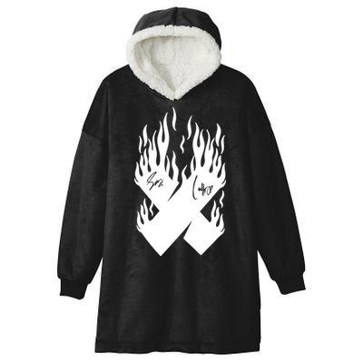 Autographed X Flames Hooded Wearable Blanket
