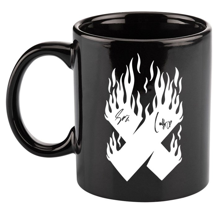 Autographed X Flames 11oz C Handle Ceramic Mug