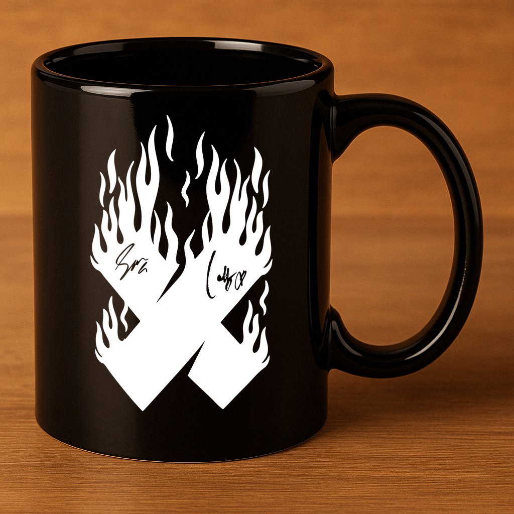 Autographed X Flames 11oz C Handle Ceramic Mug