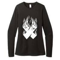 Autographed X Flames Womens CVC Long Sleeve Shirt