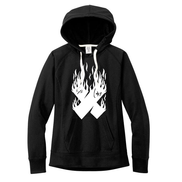 Autographed X Flames Women's Fleece Hoodie