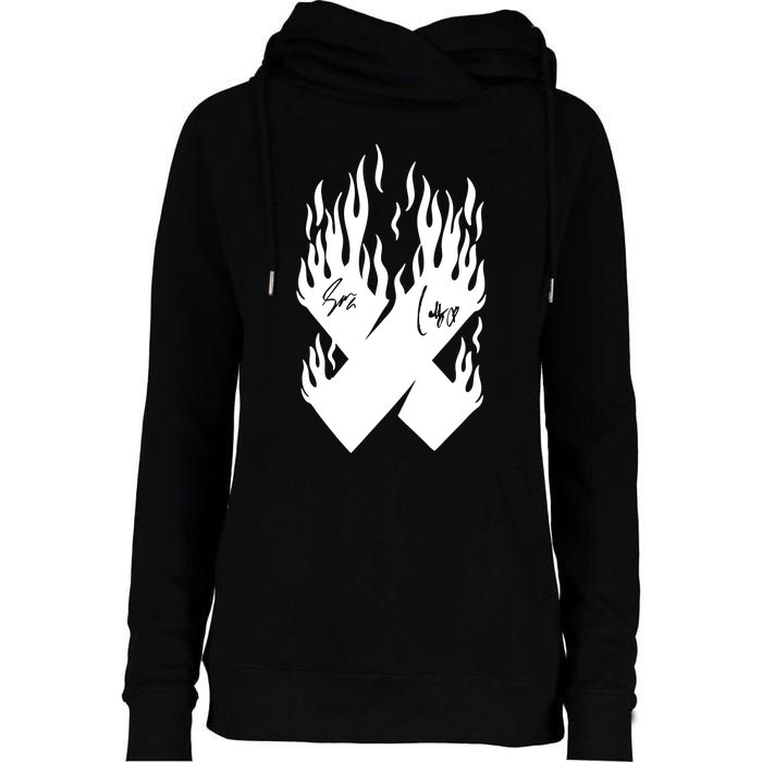 Autographed X Flames Womens Funnel Neck Pullover Hood