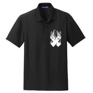 Autographed X Flames Dry Zone Grid Polo