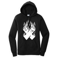 Autographed X Flames Women's Pullover Hoodie