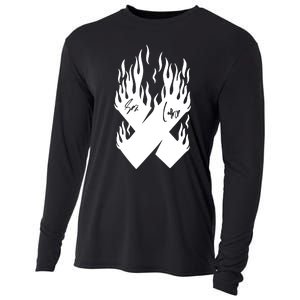 Autographed X Flames Cooling Performance Long Sleeve Crew