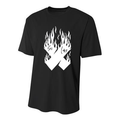 Autographed X Flames Youth Performance Sprint T-Shirt