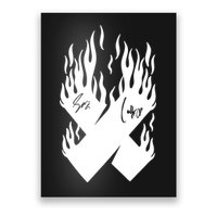 Autographed X Flames Poster