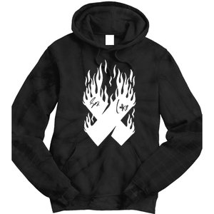 Autographed X Flames Tie Dye Hoodie