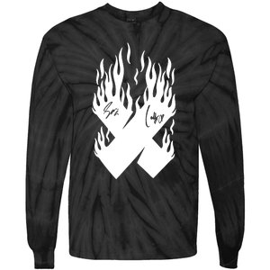 Autographed X Flames Tie-Dye Long Sleeve Shirt